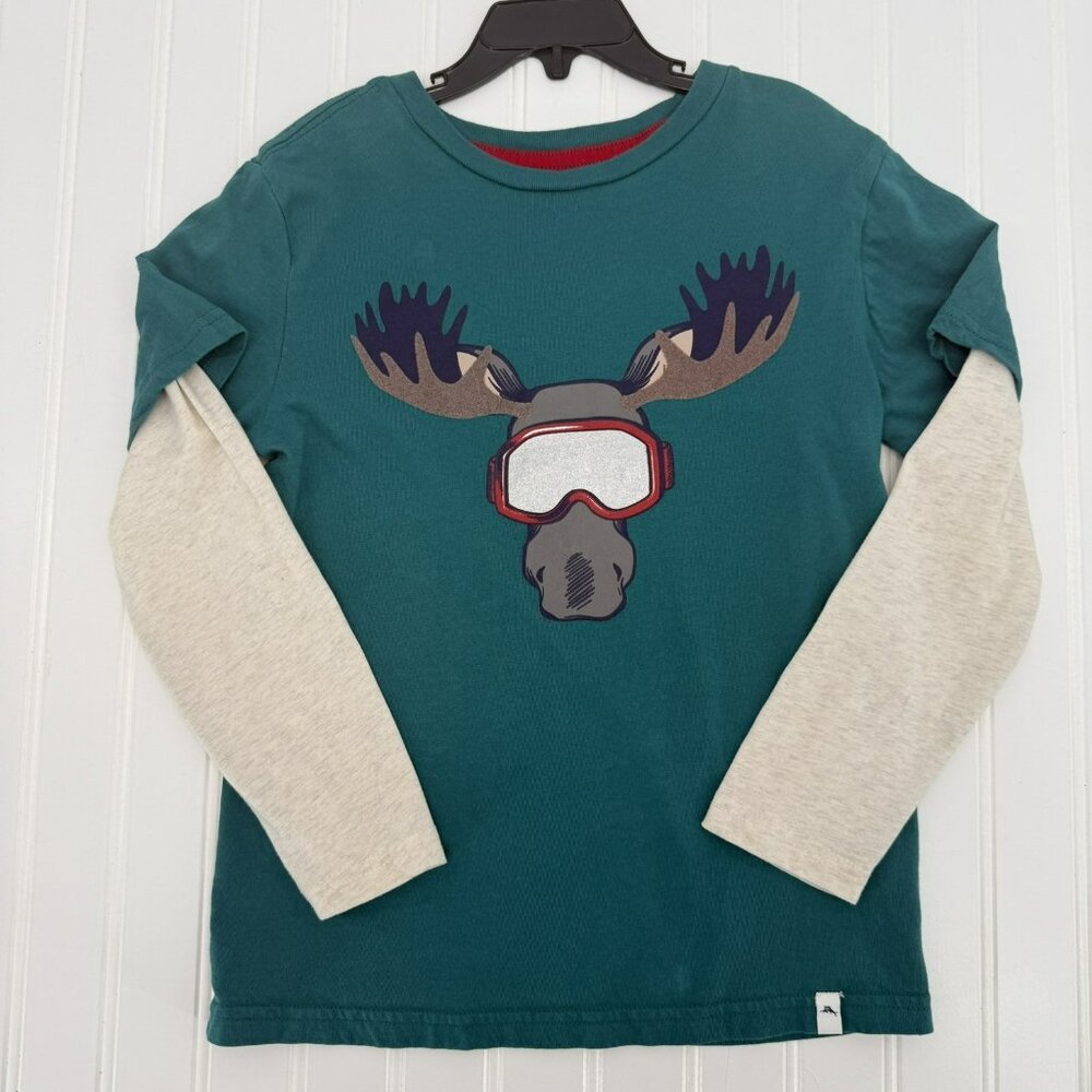 Tommy Bahama Kids Moose Ski Goggles Long Sleeve Shirt Size M (7/8)